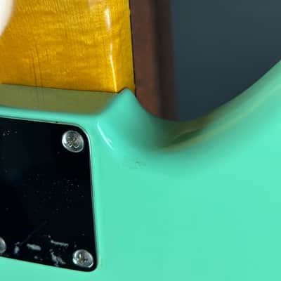 Used 2016 Fender Classic 60s Jazzmaster Lacquer Surf Green w/case TSU25375 image 12