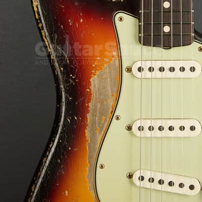 Fender Custom Shop Masterbuilt Greg Fessler 63 Stratocaster Relic  2025 -  3 Tone Sunburst (COD 2143UG) image 3