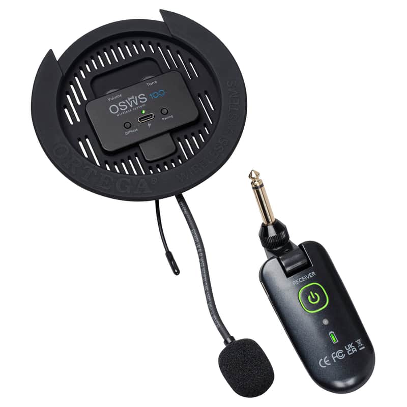 ORTEGA Wireless Soundhole Pickup System 100mm  *Licenced UHF Band* image 1