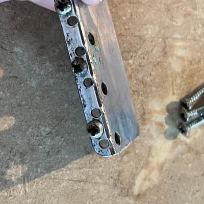1958-64 Fender Musicmaster guitar bridge Duo Sonic image 3