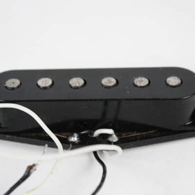 1978-1979-1980-1981 Vintage Fender Stratocaster NECK Pickup Black ~CLEAN~ Strat 1970s image 4