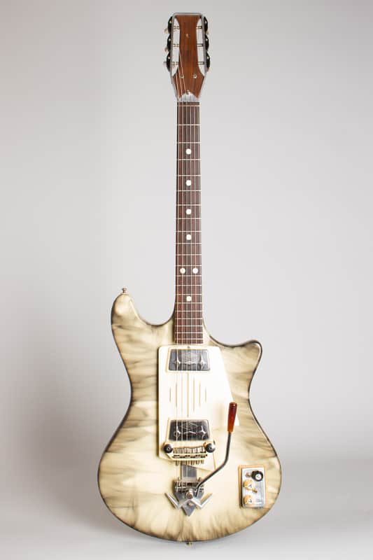 Wandre  Twist Solid Body Electric Guitar (1963), black hard shell case. image 1