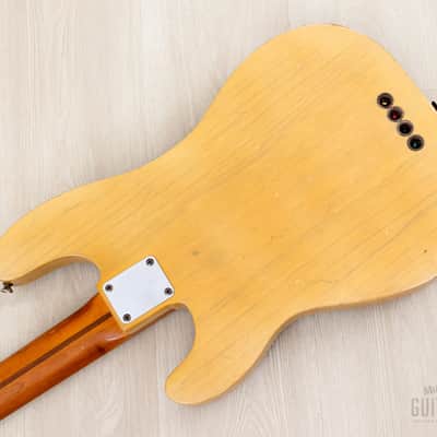 1953 Fender Precision Bass Vintage Blackguard Telecaster Bass Butterscotch w/ Case image 16