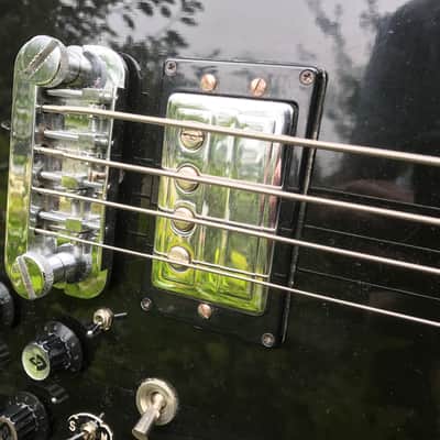 Rare  1977  Guild JetStar JSB-II Stereo/Mono 4-string Bass Black with OHSC image 5
