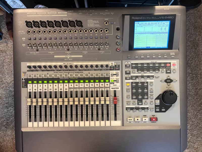 LOADED Roland VS-2480HD 120 gb drive, 4x VS8F-2 effects FX Great shape vs 2480 image 1