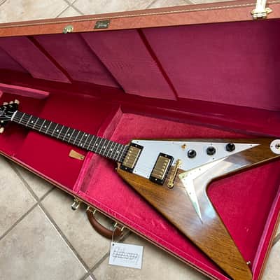 2026 Gibson Custom Shop 1958 Flying V Mahogany Antique Natural VOS image 13