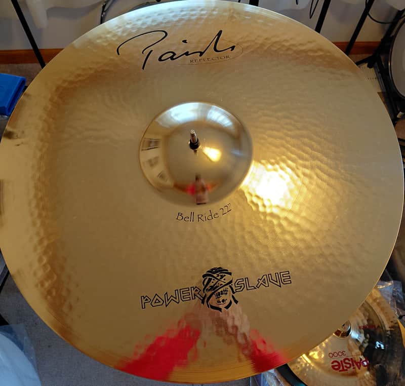 VIDEO! Paiste Signature Reflector Nicko McBrain "Powerslave" Bell Ride 3552 Grams image 1