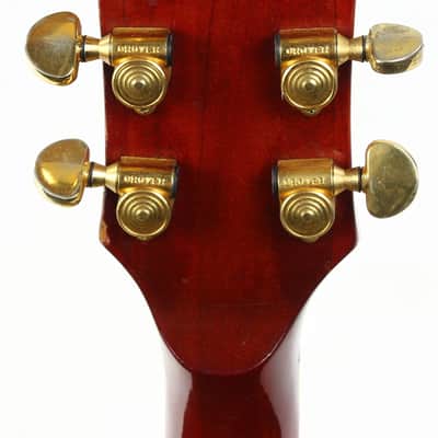 1973 Gibson Les Paul Custom Cherry Sunburst Vintage LP w Original Case Patent Sticker Humbuckers image 11