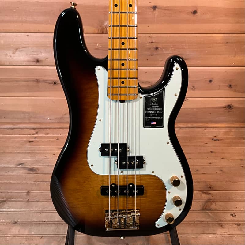 Fender 75th Anniversary American Professional PJ Bass - 2-Color Sunburst image 1