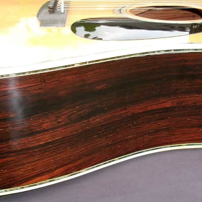 K Yairi YW-1000 Hand Crafted Jacaranda B. Rosewood, Japan Vintage 1981 with Super Low Action image 17