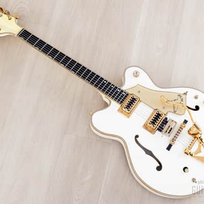 1972 Gretsch White Falcon Stereo 7595 Vintage Double Cutaway Guitar w/ Case, Art Wiggs image 12