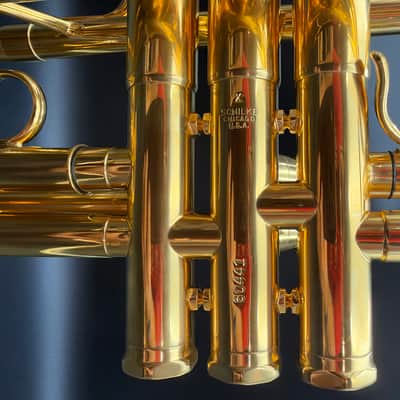 Schilke HC1 Handcraft Bb Trumpet | Anderson Double Gold Plate | Ex-Trent Austin Collection image 4