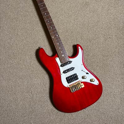 Valley Arts California Pro 90's Electric Guitar S-Shaped Red image 1