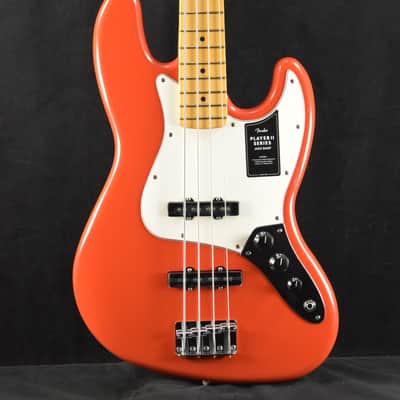 Fender Player II Jazz Bass Coral Red Maple Fingerboard image 1