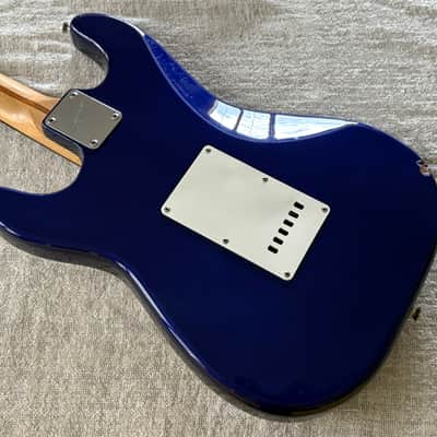2005 Squier Affinity Stratocaster Midnight Blue Rosewood Fretboard image 13