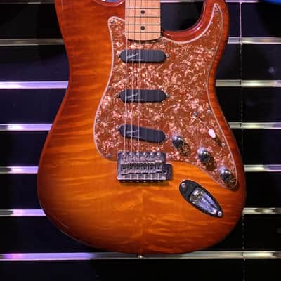 *Used* MiM Fender Stratocaster c. 2002 - Flamed Sunburst image 3