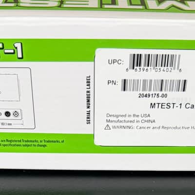 Mackie MTEST-1 Cable Tester image 10