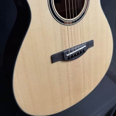 Yamaha TAS1E TransAcoustic Folk Acoustic-Electric Guitar Gloss Natural w/ Soft Case (134) image 6