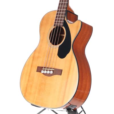 Fender CB-60SCE Bass, Laurel Fingerboard, Natural (SR) (05855) image 3