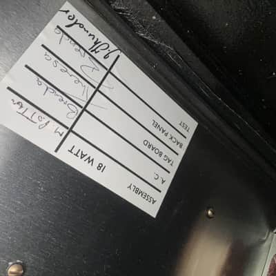 Marshall 1973X Handwired Reissue 18-Watt 2x12" Guitar Combo 2014 - 2017 - Black image 7