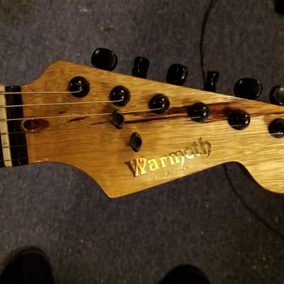 Warmoth Super Strat 2013 Black Korina image 2
