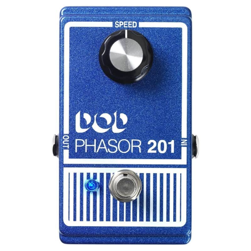 DigiTech DOD201-13 Phasor 201 Analog Effect Pedal with True Bypass, Blue LED Indicator, and Modern 9V DC Power Supply Input (Blue) image 1