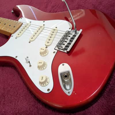 Arbor 416L-MR Lefty Strat copy 1980s - Metallic Red - Made in Korea image 2