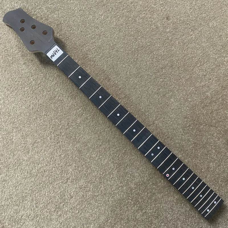 Maple Wood 5 String Bass Neck, 24 Frets Rosewood Fingerboard image 1