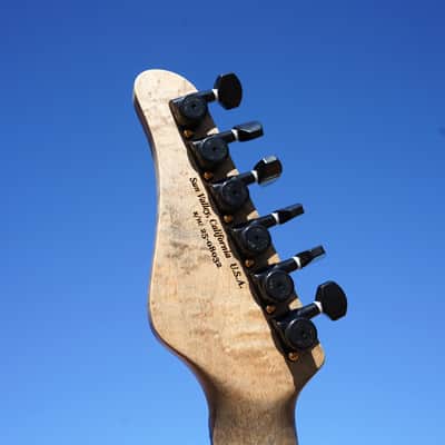 Schecter USA CUSTOM SHOP CET 50th Anniversary PROTOTYPE Metallic Gold w/Black Burst 6-String Electric Guitar w/ Black Tweed Case image 14
