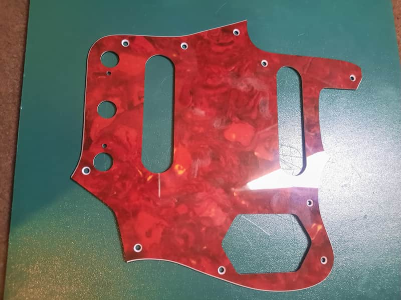 Fender Mij Jaguar 1996 Red Tortoise shell Pickguard - Rare NEW image 1