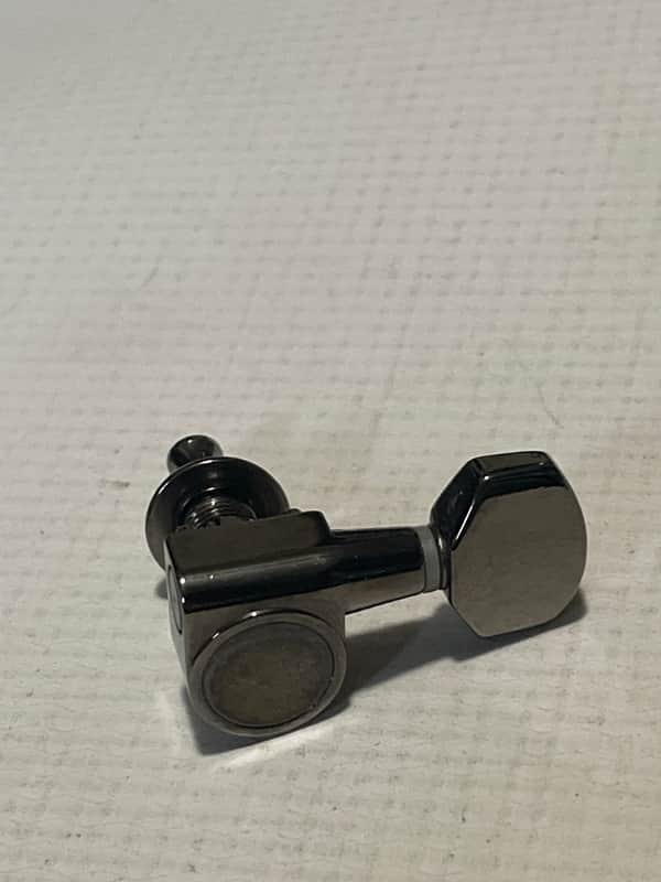 2000's Ibanez RG & S Series Guitar 1 Single Dual Pin Cosmo Black Tuning Peg Tuner Machine Head image 1