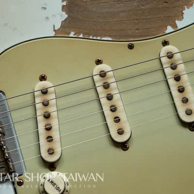 Fender Custom Shop John Cruz 1959 Hardtail Stratocaster Heavy Relic-Sonic Blue image 13