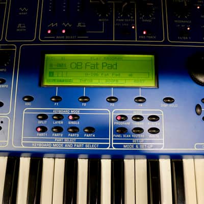 Oberheim OB-12 49-Key 12-Voice Synthesizer 2000 - Blue image 4