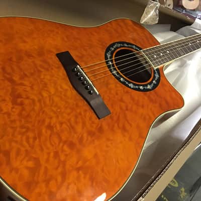 Fender California Series T-Bucket 300CE Acoustic/Electric Guitar Amber Quilt image 1