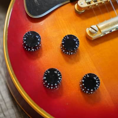 Lefty! 1985 Gibson Les Paul Custom Solid Electric Guitar Vintage Cherry Sunburst + Hard Case image 7