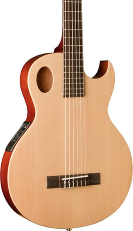 Washburn EACT42 Thinline Acoustic-Electric Classical Guitar, Solid Spruce Top image 1
