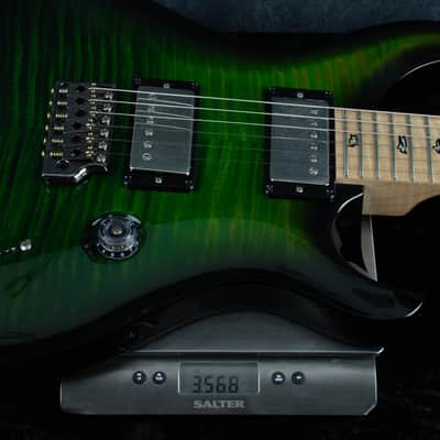 PRS Wood Library Custom 24 Green Fade Smoke Burst 2021 ~ Secondhand image 5
