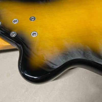 Italia Imola Chambered Semi-Hollow Body 4-String Bass with Case - 34" scale image 19