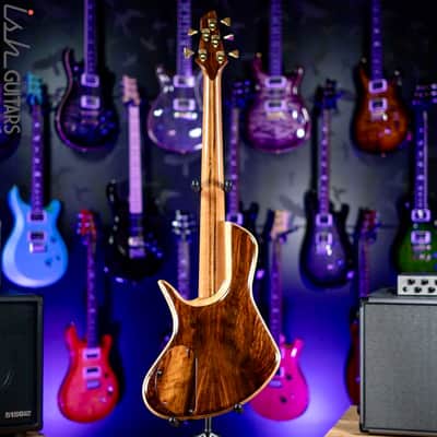 Benavente SCB (Single Cutaway Bass) - Hollow body Natural 5-String Fretless image 8
