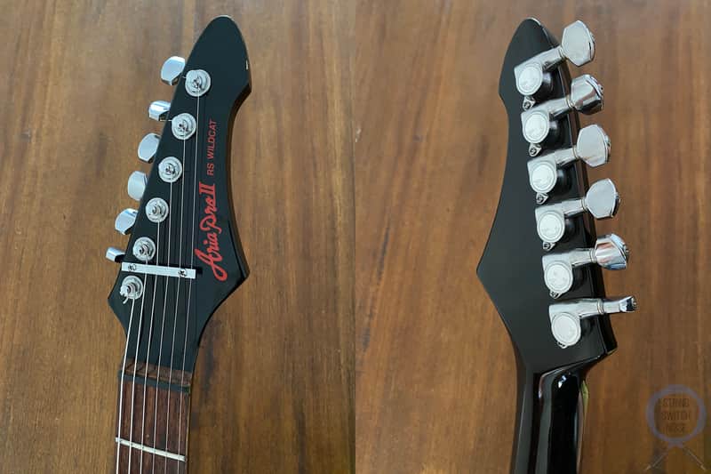 Aria Pro II Guitar, RS Wildcat, SUPER STRAT, Black, MIJ, 1986 | Reverb