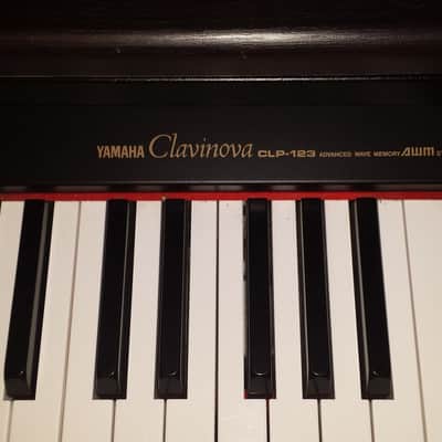 Yamaha Clavinova CLP 123 Dark Brown | Reverb