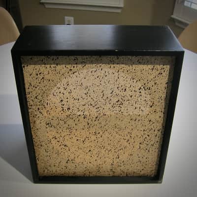 JENCO Speaker Cabinet 10" Vintage NOS Empty Cabinet Only Circa-1950s-1960s-Black with Splatter Grill Cloth image 7
