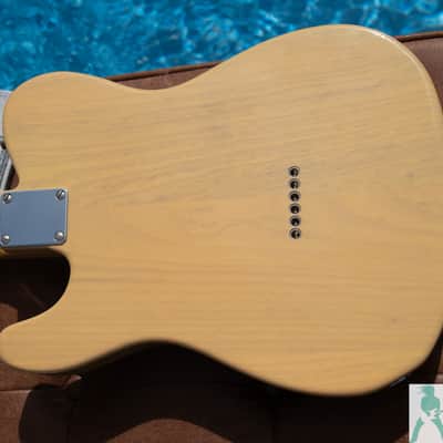 Fender TL52-TX MIJ '52 Telecaster Reissue - Off White Blonde - Premium Ash Body & USA Texas Special PU's - Pro Set Up! image 2