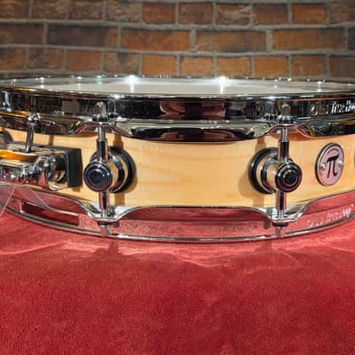 DW Collector's Series Maple Pi 3.14x14" Snare Drum Natural image 6