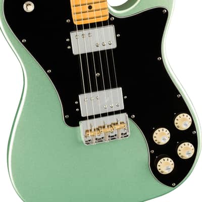 Fender American Professional II Telecaster Deluxe, Maple Fingerboard - Mystic Surf Green image 5
