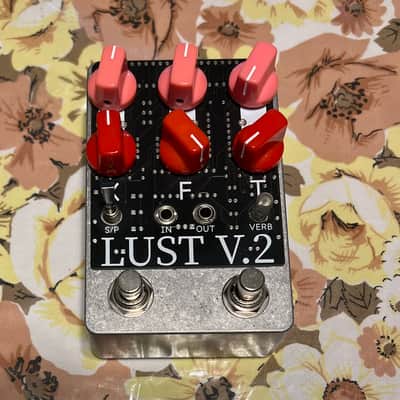 Magpie Pedals Lust v2 - Dual Delay with Reverb 2023ish - Raw metal image 1