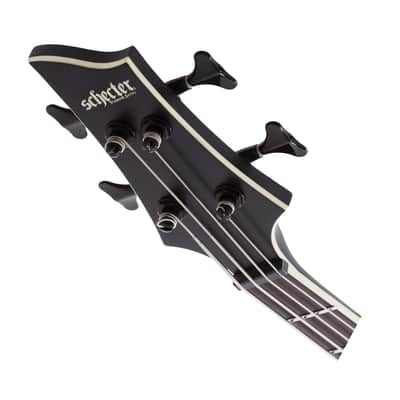 Schecter SLS Elite-4 "Evil Twin" Bass Guitar - Satin Black image 4