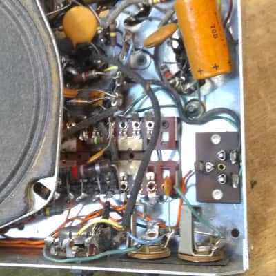 Silvertone 3070 R2R Power Amp Section w/ tubes and speaker 1954 image 10