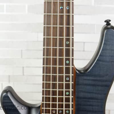 Schecter CB-5 Charles Berthoud Signature Bass Left Handed - See-thru Black Satin image 2