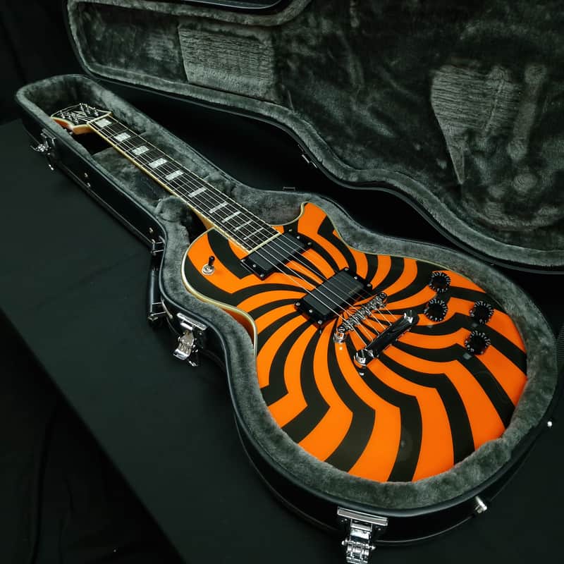 2005 Epiphone Zakk Wylde Signature Les Paul Custom Buzzsaw Orange